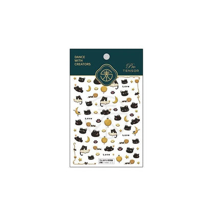 Moon and Star Nail Stickers