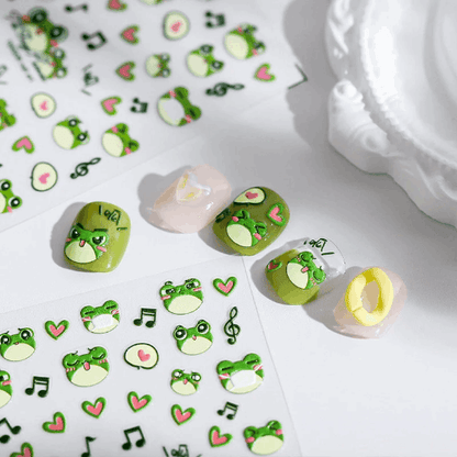 cartoon nail decals