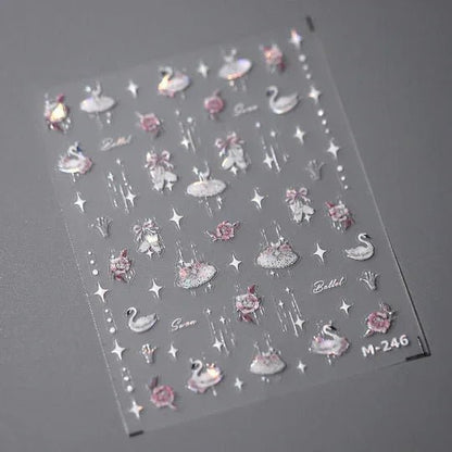 elegant & cute nail decals
