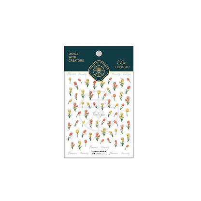 floral nail stickers