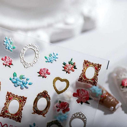 Frames Nails Art Stickers