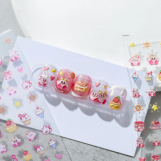 kawaii nail art stickers