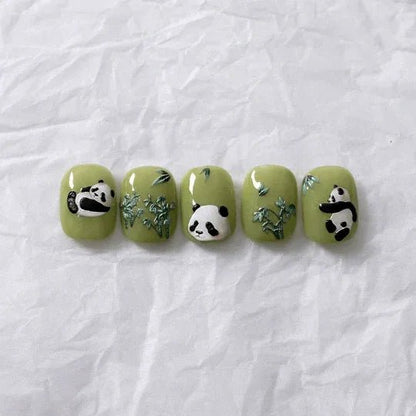 panda nail art stickers