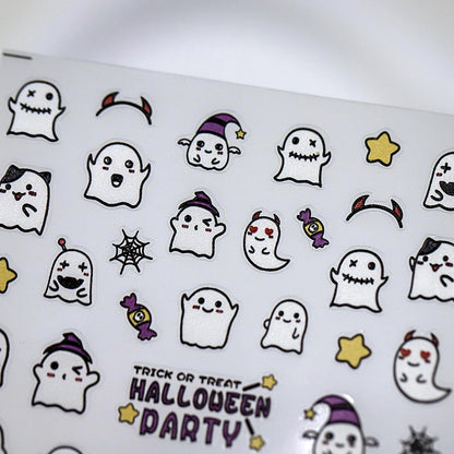 trick or treat nail stickers