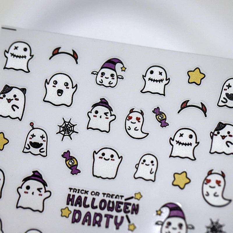 trick or treat nail stickers