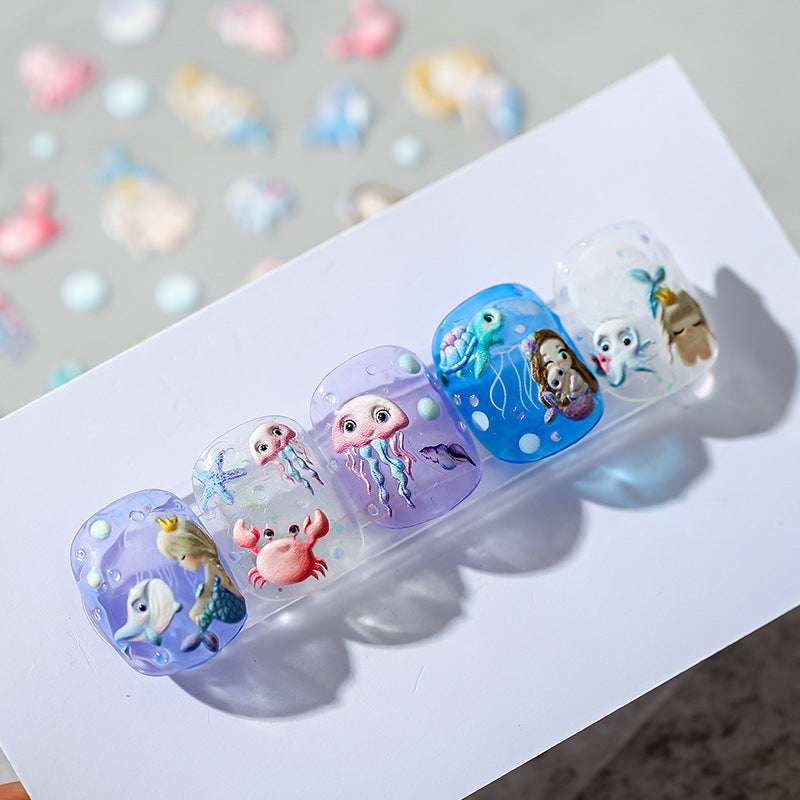 turtles nail stickers
