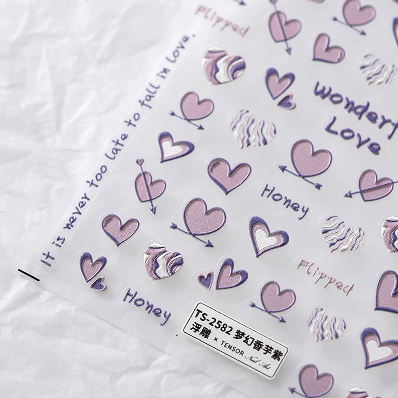 valentine’s day nail art