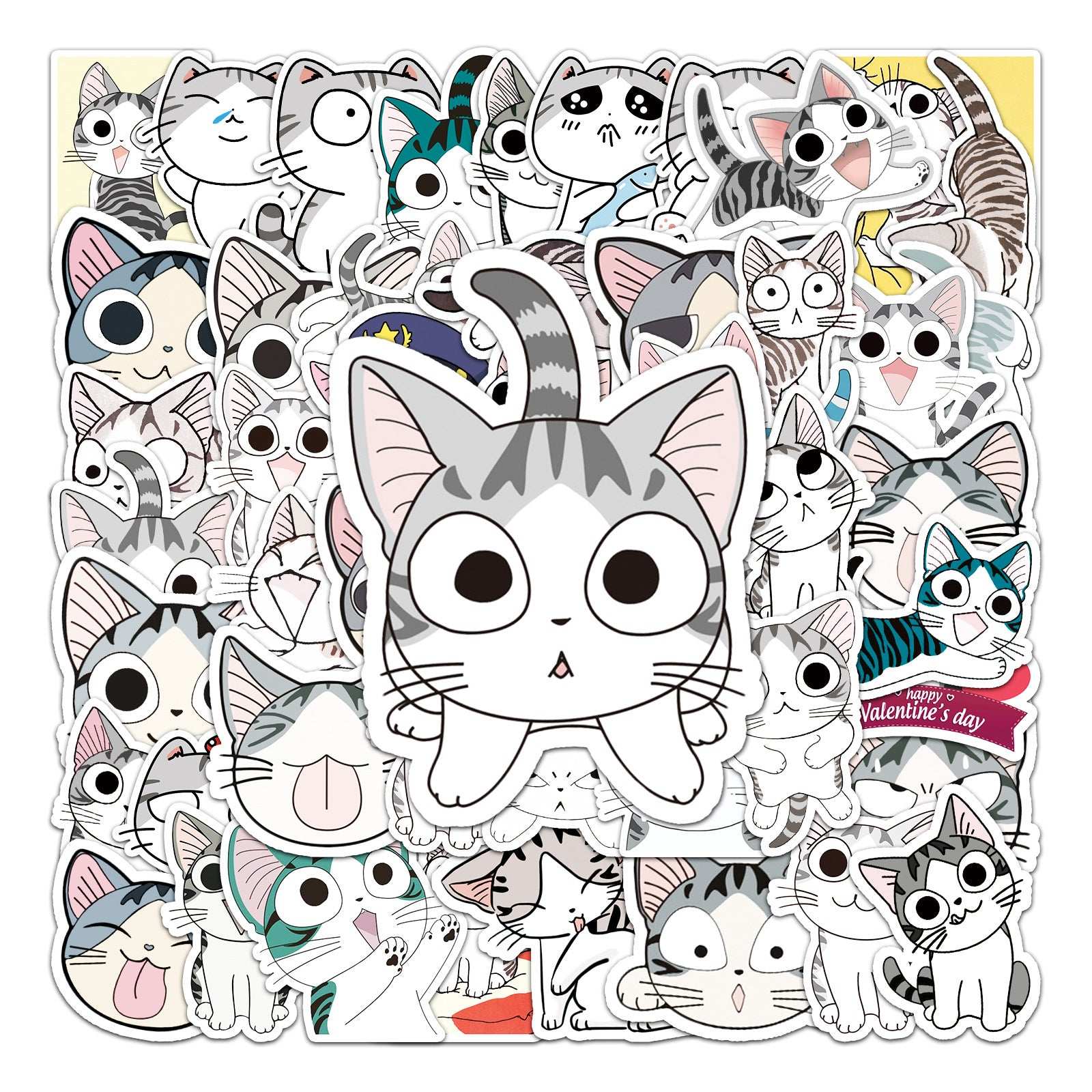 waterproof cat stickers for laptop